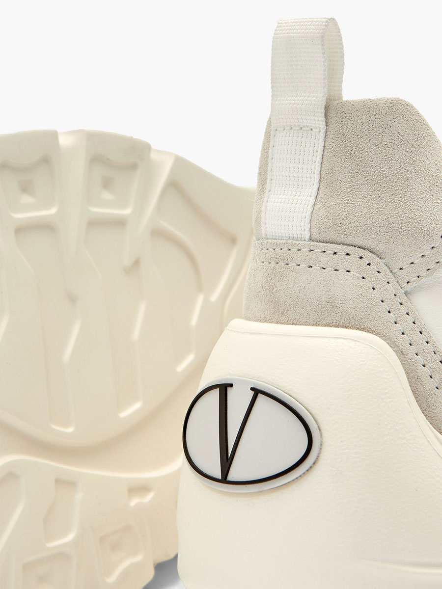 Gumboy logo-print suede trainers